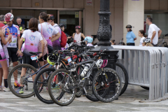 Ruta ciclista en familia