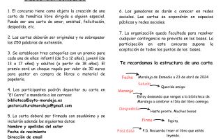 Bases Concurso de Cartas