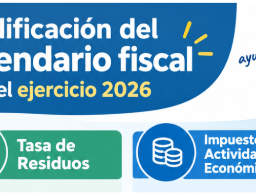 Modificación Calendario Fiscal 2026