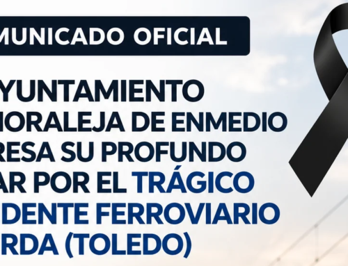 El Ayuntamiento de Moraleja de Enmedio expresa su profundo pesar por el trágico accidente de ferroviario de Urda (Toledo)