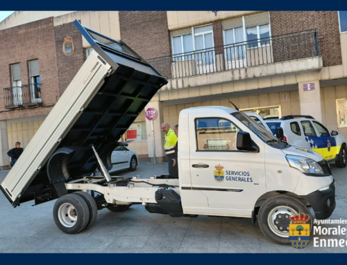 Moraleja de Enmedio incorpora un nuevo vehículo para jardinería y limpieza viaria de la Concejalía de Obras y Servicios gracias al Programa de Inversión Regional de la Comunidad de Madrid